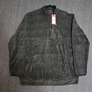 Men's Southern Marsh Gunnison Fleece Pullover 1/4 Zip Gray Sz XL Kangaroo Pocket